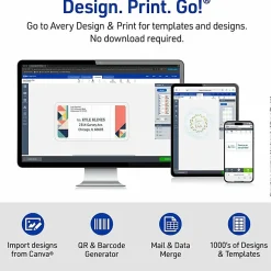 Avery® High-Visibility Shipping Labels, AVE5974, 2" x 4", Neon Magenta, Box Of 1000