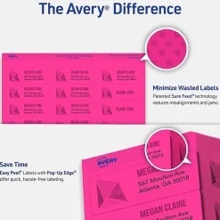 Avery® High-Visibility Shipping Labels, AVE5974, 2