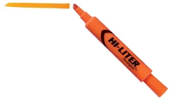 Avery® Hi-Liter® Desk-Style Highlighters, Fluorescent Orange, Box Of 12