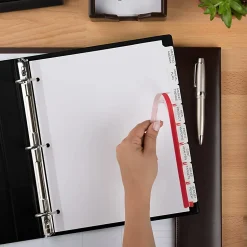 Avery®Index Maker® Big Tab Clear Label Dividers, 8-Tab Set