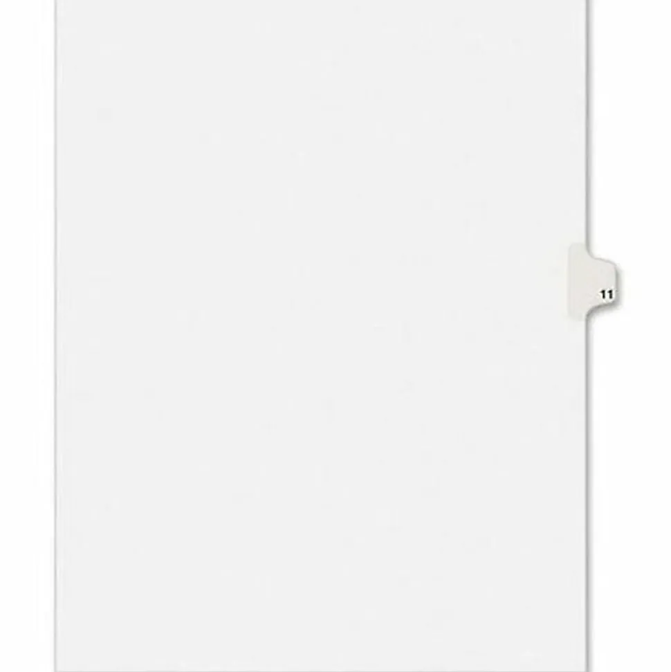 Avery® Individual Legal Dividers Avery® Style, Letter Size, Side Tab #11, Pack Of 25
