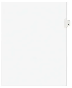 Avery® Individual Legal Dividers Avery® Style, Letter Size, Side Tab #6, Pack Of 25