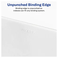 Avery® Individual Legal Dividers Avery® Style, Letter Size, Side Tab #6, Pack Of 25