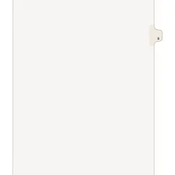 Avery® Individual Legal Exhibit Dividers, Avery® Style, #5, Side Tab, Letter Size, Pack Of 25