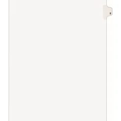 Avery® Individual Legal Exhibit Dividers, Avery® Style, #2, Side Tab, Letter Size, Pack Of 25