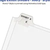 Avery® Individual Legal Exhibit Dividers, Avery® Style, #3, Side Tab, Letter Size, Pack Of 25