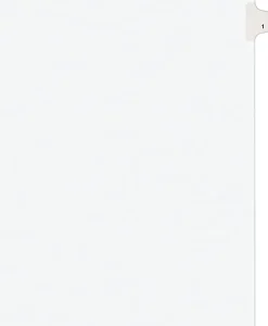 Avery® Individual Legal Exhibit Dividers, Avery® Style, #1, Side Tab, Letter Size, Pack Of 25