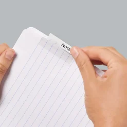 Avery® Insertable Self-Adhesive Index Tabs With Printable Inserts, 1.5
