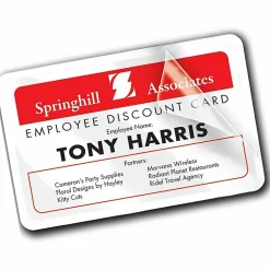 Avery® Laminated I.D. Cards, Box Of 30