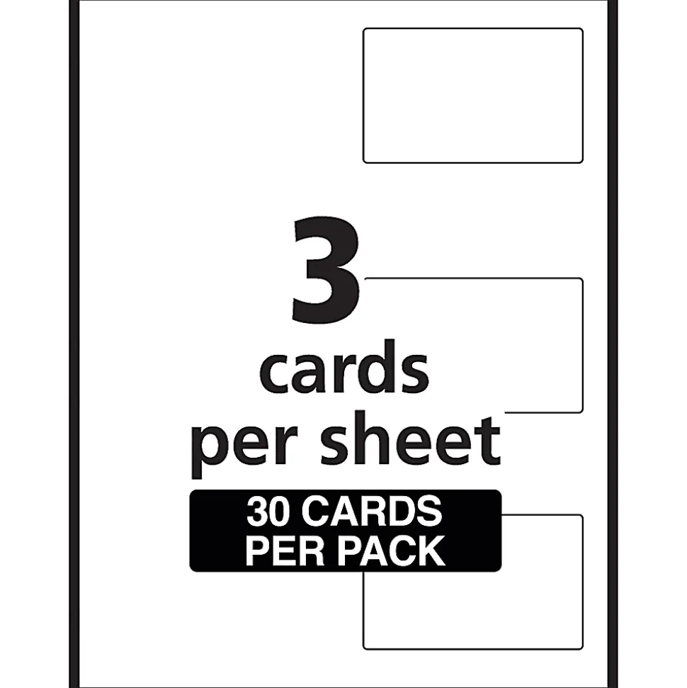 Avery® Laminated I.D. Cards, Box Of 30