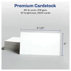 Avery® Laser Microperforated Business Cards, 2