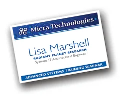Avery® Laser Name Badge Inserts, 2 1/4