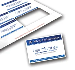 Avery® Laser Name Badge Inserts, 2 1/4