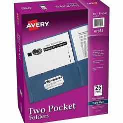 Avery® Letter Pocket Folder, 47985CT