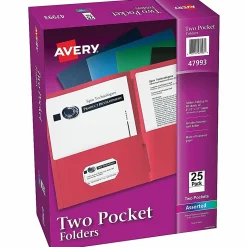 Avery® Letter Pocket Folder - 8 1/2