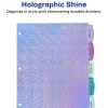 Avery® Luxe Collection Big Tab™ Fashion Dividers For 3-Ring Binders, 5 Tab Set, Holographic Confetti Pattern, 1 Set