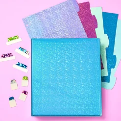Avery® Luxe Collection Big Tab™ Fashion Dividers For 3-Ring Binders, 5 Tab Set, Holographic Confetti Pattern, 1 Set