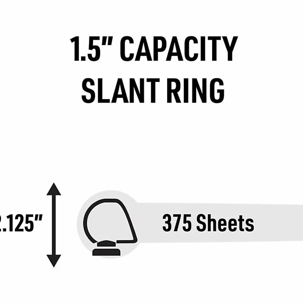 Avery® Magnetic Hanging Binder Rings, 1 1/2" Ring