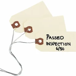 Avery Manila "G" Shipping Tags - 6.25" Length x 3.13" Width - Rectangular - Wire Fastener - 1000 / Box - Manila