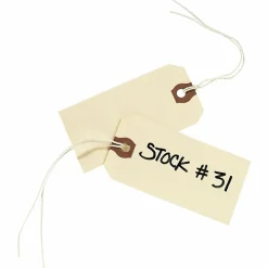Avery® Manila "G" Shipping Tags - 3.75" Length x 1.87" Width - Rectangular - String Fastener - 1000 / Box - Manila