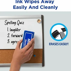 Avery® Marks A Lot® Dry Erase Markers, Chisel Tip, Desk-Style, Assorted, Pack Of 8 Markers
