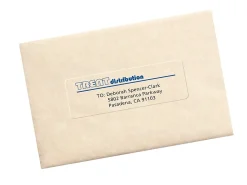 Avery® Matte Address Labels With Sure Feed® Technology, 18662, Rectangle, 1-1/3" x 4", Clear, Pack Of 140