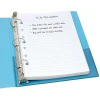 Avery® Mini Binder Filler Paper, Fits 3-Ring/7-Ring Binders, 5-1/2" x 8-1/2", College Ruled, Pack of 100 Sheets