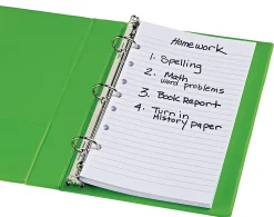Avery® Mini Binder Filler Paper, Fits 3-Ring/7-Ring Binders, 5-1/2