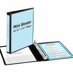 Avery® Mini Durable View 3-Ring Binder, 1/2
