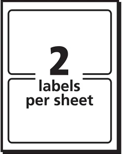 Avery® Name Tags, 05144, 2-1/3
