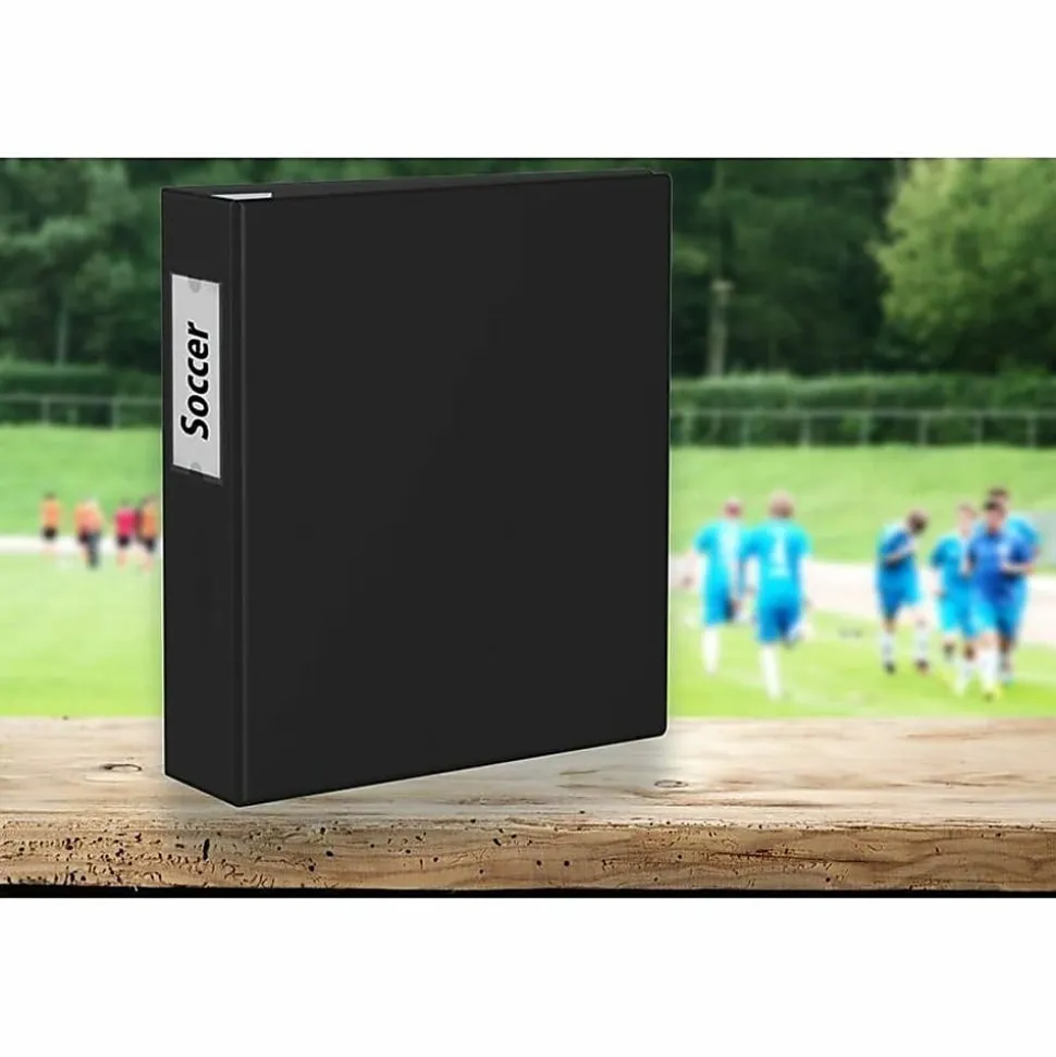 Avery® One-Touch EZD™ Heavy-Duty 3-Ring Binder, 3" D-Rings, Black