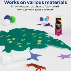 Avery® Permanent Glue Stic - 0.26 fl oz - White - 12 / Box