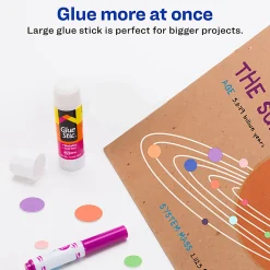 Avery® Permanent Glue Stic™,, Washable, Nontoxic, 0.26 oz., 3 Glue Sticks
