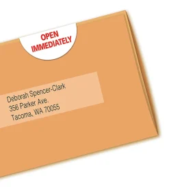 Avery® Permanent Mailing Seals, 5247, Round, 1