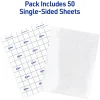 Avery® Permanent Self-Adhesive Laminating Sheets, 9" x 12", Clear, Pack Of 50