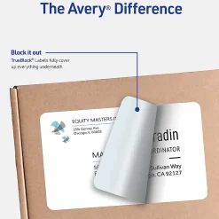 Avery® Permanent Shipping Labels With TrueBlock® Technology, 5912, 5 1/2