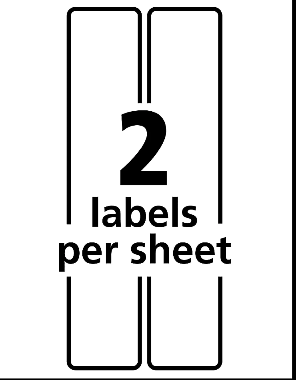 Avery® Postage Meter Labels For Personal Post Office™ E700, 5289, 1 3/16" x 6", White, Pack Of 60