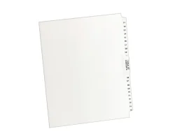 Avery® Premium Collated Legal Dividers Avery® Style, Side-Tab, 51-75 & Table Of Contents, 8-1/2" x 11"