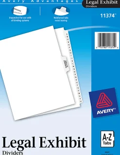Avery® Premium Collated Legal Dividers Avery® Style, Side-Tab, A-Z & Table Of Contents, 8 1/2