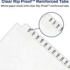 Avery® Premium Collated Legal Dividers Avery® Style, Bottom-Tab, 1–25 & Table Of Contents, 8 1/2