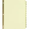 Avery® Preprinted Laminated Tab Dividers, Gold Reinforced Binding Edge, Jan-Dec Tabs, 8 1/2" x 11", 1 Set