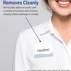 Avery® Printable Adhesive Name Badges With Preprinted Designs, Rectangle, S00-EVA, 2-1/3