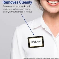Avery® Printable Adhesive Name Badges/Preprinted Designs, Rectangle, S00-ETK, 2-1/3
