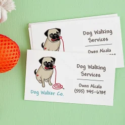Avery® Printable Clean Edge® Business Cards With Sure Feed® Technology For Inkjet Printers, 2