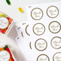 Avery® Printable Labels With Metallic Border, Round, 2