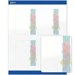 Avery® Printable Labels With Sure Feed® Technology, S00-EVD, 4