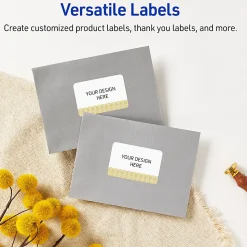 Avery® Printable Labels With Sure Feed® Technology, S00-EWV, Rectangle, 2