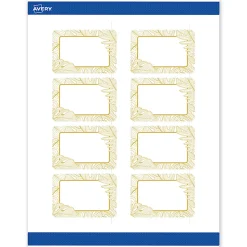Avery® Printable Labels With Sure Feed® Technology, S00-EWB, Rectangle, 1