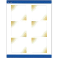 Avery® Printable Labels With Sure Feed® Technology, S00-EWQ, Square, 3