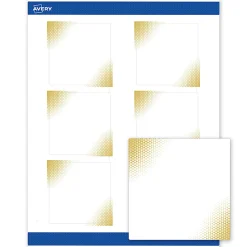 Avery® Printable Labels With Sure Feed® Technology, S00-EWQ, Square, 3